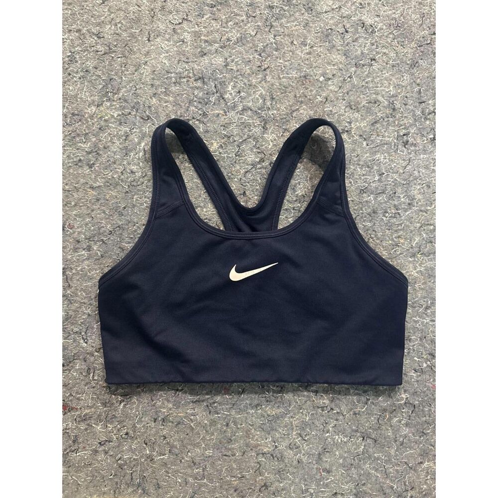 Nike Women’s Navy Blue Racerback Sports Bra – Size Large